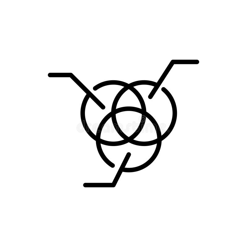 Thin line data analysis icon. vector illustration