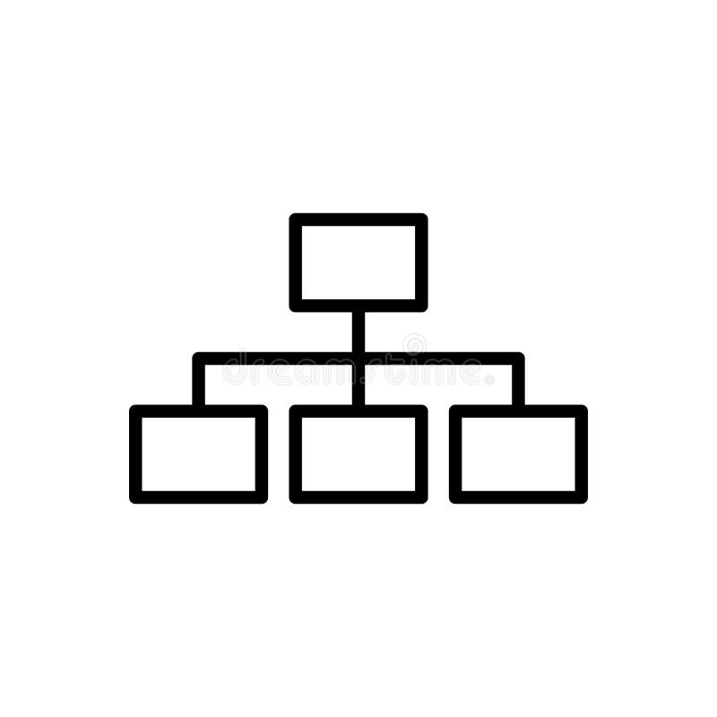 Thin line data analysis icon. royalty free illustration