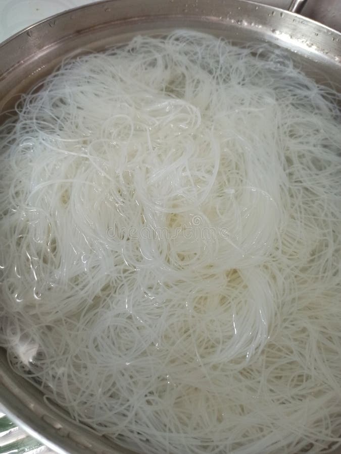 Thin Rice Noodle stock photo. Image of white, cook, rice 179699316