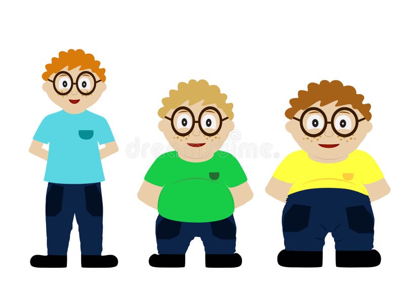 From thin to fat kid. stock vector. Illustration of thin - 102719572 From thin to fat kid. stock vector. Illustration of thin - 102719572