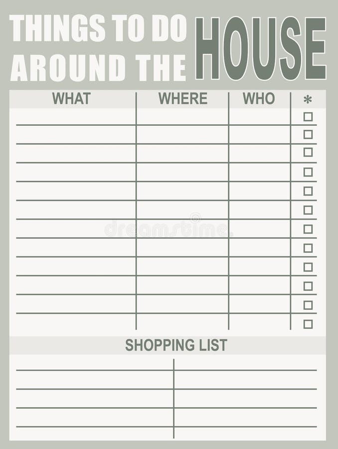 things-to-do-around-work-stock-illustrations-7-things-to-do-around