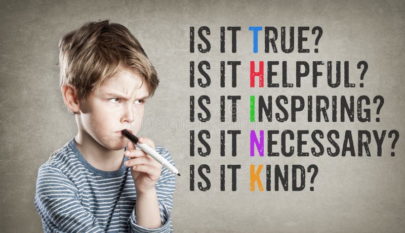 Think motivational netiquette, Boy on grunge background royalty free stock photos Think motivational netiquette, Boy on grunge background royalty free stock photos
