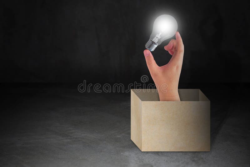 Think Outside the Box Concept Stock Photo - Image of mind, design: 92119118