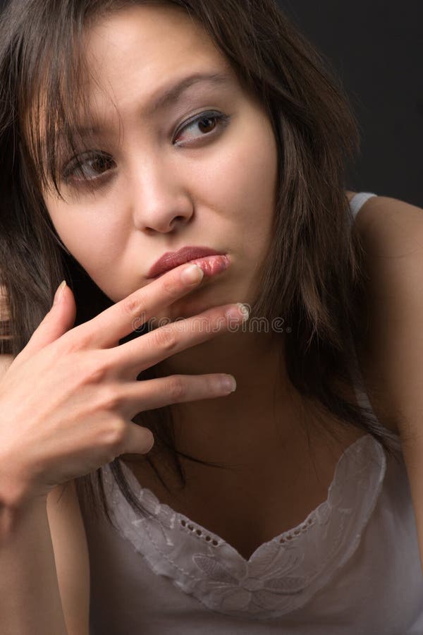 Thinking royalty free stock photos