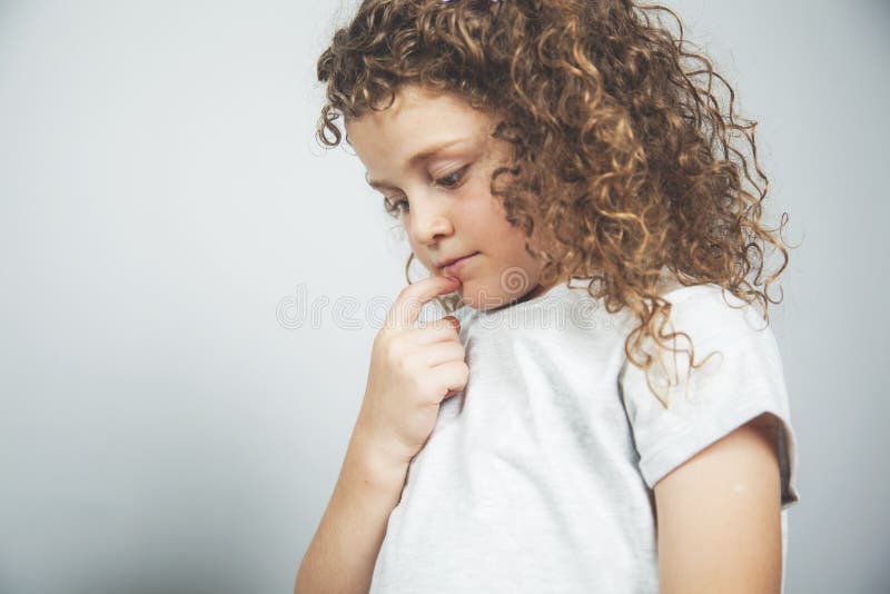 Thinking Baby Girl Curly Hair Stock Image - Image of family, girl: 157416867 Thinking Baby Girl Curly Hair Stock Image - Image of family, girl: 157416867