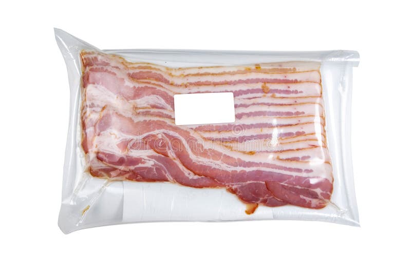 Thinly Sliced Ham in a Clean Label Package, a Blank for the Design and