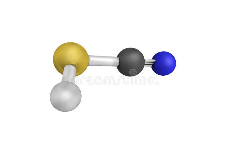 Thiocyanic acid, a chemical compound which exists as a tautomer royalty free stock image Thiocyanic acid, a chemical compound which exists as a tautomer royalty free stock image