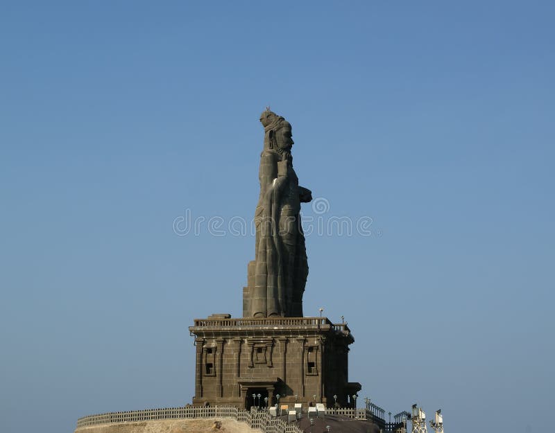 Thiruvalluvar statua, Kanyakumari, Tamilnadu, India obrazy royalty free Thiruvalluvar statua, Kanyakumari, Tamilnadu, India obrazy royalty free
