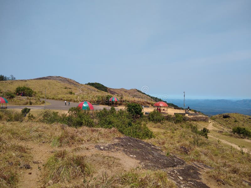 Thiruvananthapuram Керала станции холма ponmudi стоковое фото