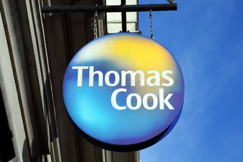 Thomas Cook-teken stock foto's Thomas Cook-teken stock foto's