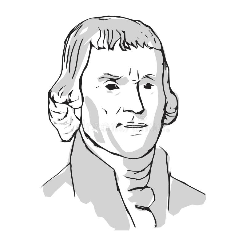 Thomas Jefferson, One of the Authors of the Declaration of Independence ...