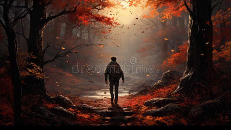 Thomas S Journey A Walk Through The Enchanting Autumn Forest Stock Thomas S Journey A Walk Through The Enchanting Autumn Forest Stock