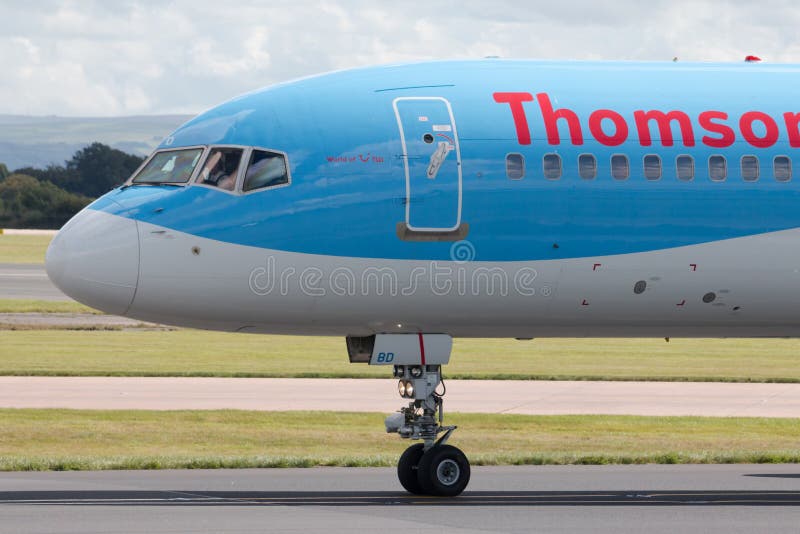 thomson 757 Боинг стоковое фото rf thomson 757 Боинг стоковое фото rf