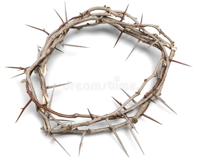 Thorn. Crown Of s Grief Easter Jesus Christ Circle God royalty free stock photo