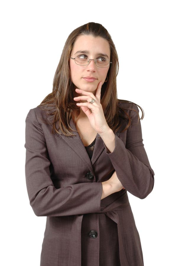 Thoughtful stock photo