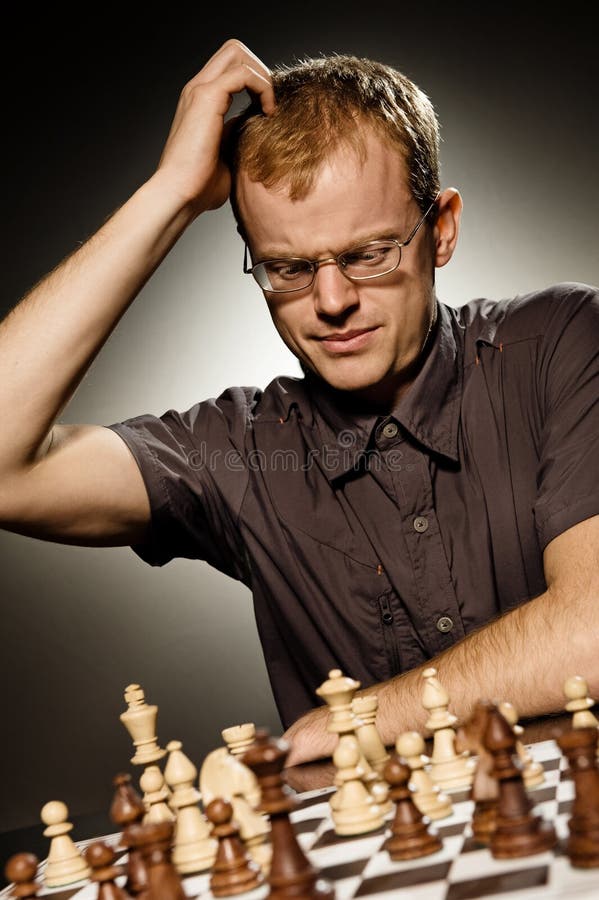 Chess Master stock photo. Image of person, intelligent - 36303030