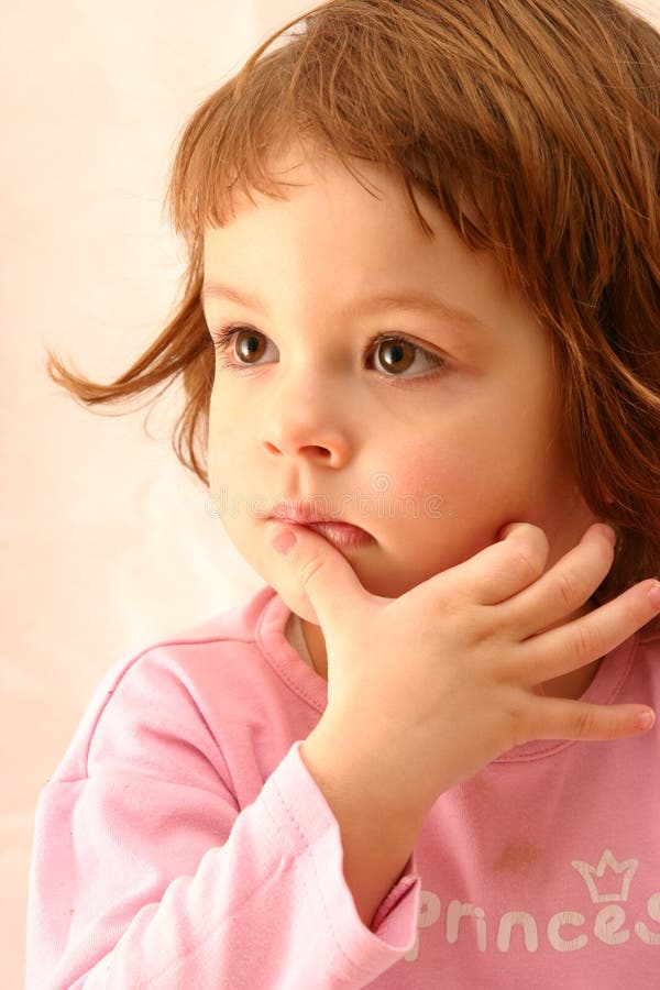 Thoughtful child stock photo. Image of thinking, dreaming - 2000864