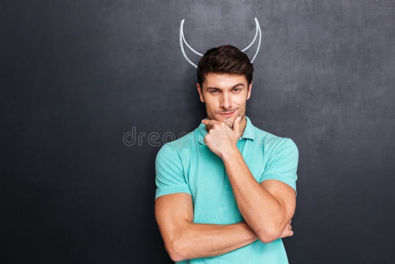 907 Evil Male Devil Horns Stock Photos Free & RoyaltyFree Stock