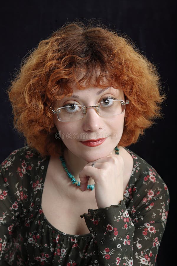 Thoughtful Redhead Portrait