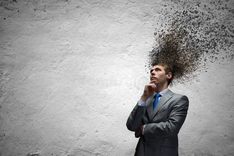 These Thoughts in My Head . Mixed Media Stock Photo - Image of idea ...