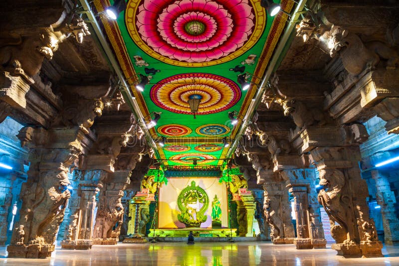 Thousand pillar hall, Meenakshi Temple