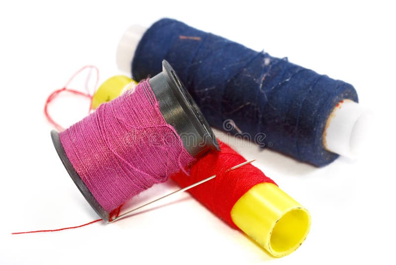 Thread Bobbins Series 01 stock photo. Image of cotton 10907720
