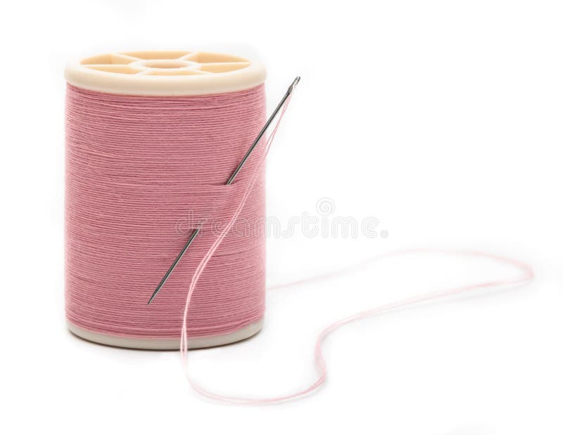 Thread with needle stock image. Image of accurate, retro 33670861