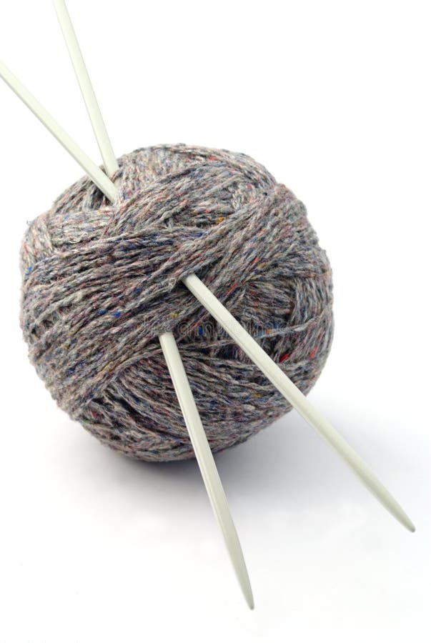 Thread and Needles for Knitting Stock Photo Image of craft, heap