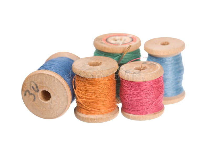 Reel of thread stock image. Image of textile, fiber, thread 5675945