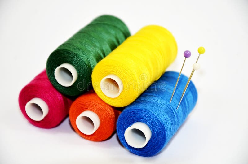 Thread sewing pin stock image. Image of manufacturing - 34908563