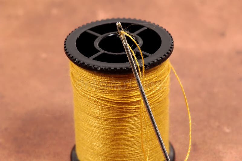 Threaded Needle Picture. Image 44459