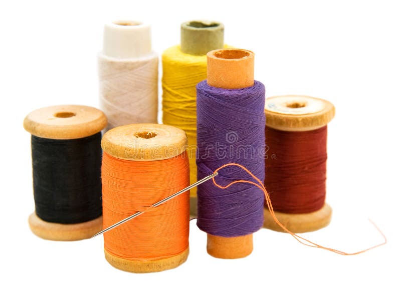 Coil of thick threads stock image. Image of clew, thread - 43310527