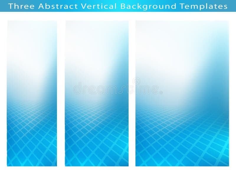 Three Abstract Vertical  Banner  Backgrounds  Stock 