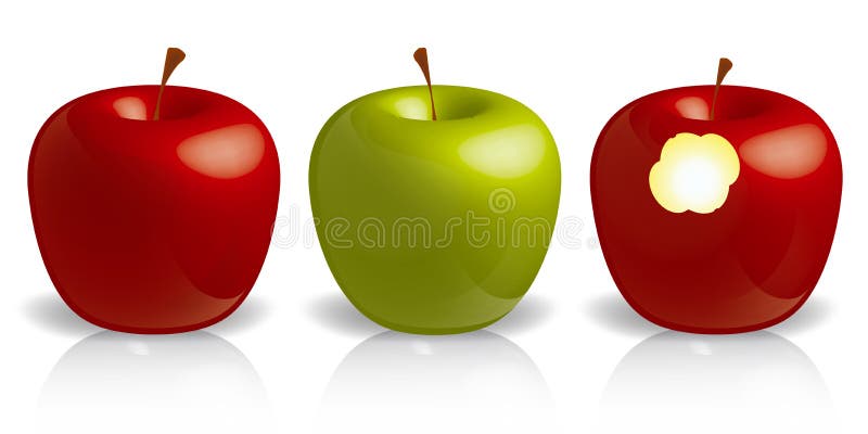 Three Apples Stock Illustrations – 4,109 Three Apples Stock