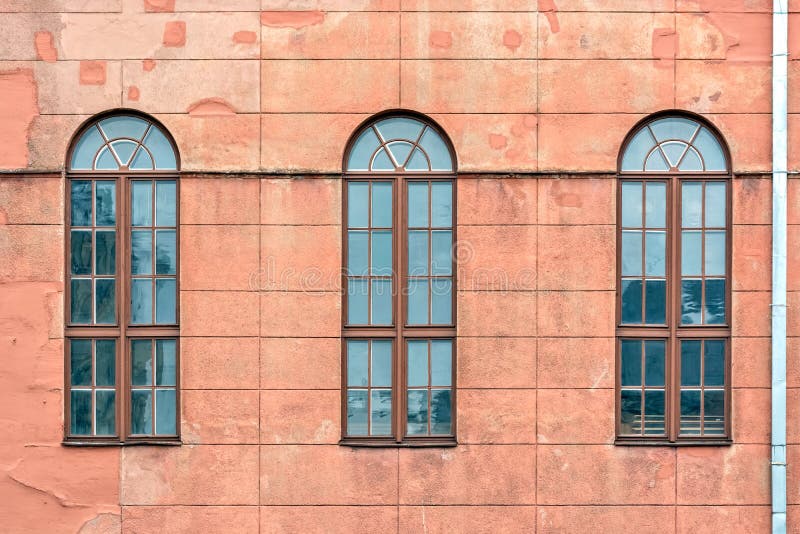 Three arched windows