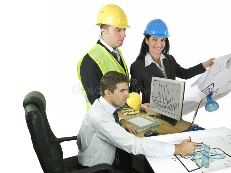 Various Architecture Supplies On Workplace Architects Stock Photo 643055854