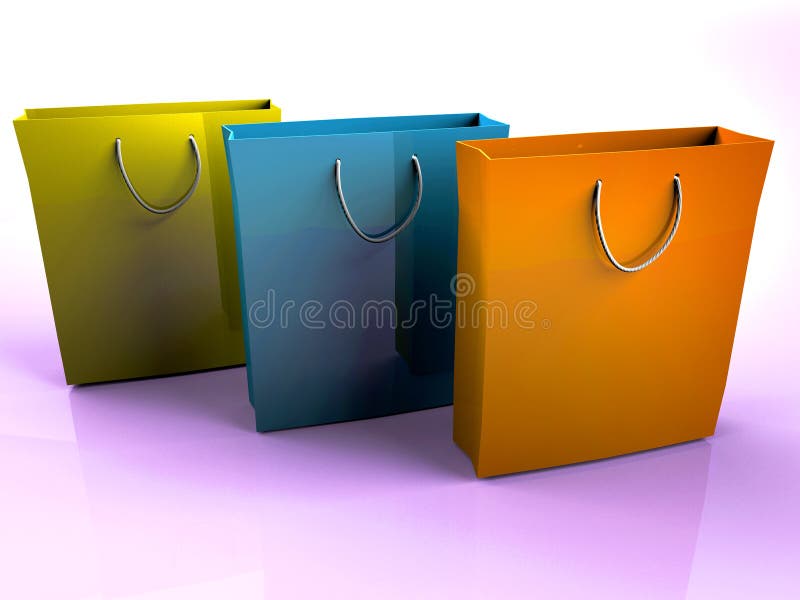 Three bags stock illustration. Illustration of fantasy - 12289135