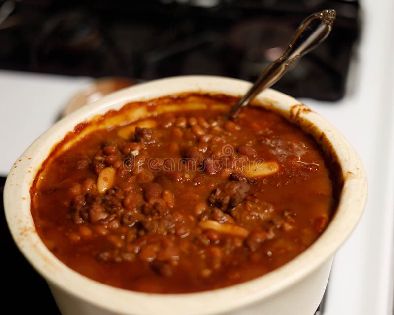 A Three Bean Casserole Hot from the Oven and Ready To Serve Stock Image Image of nutritious