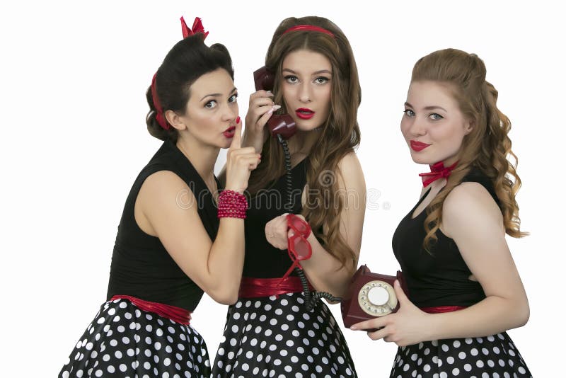 Three Lovely Lesbians Girls Playing