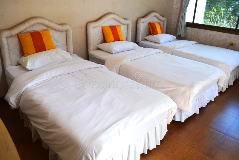 Three bed hotel stock photo. Image of front, sleeping 46701926