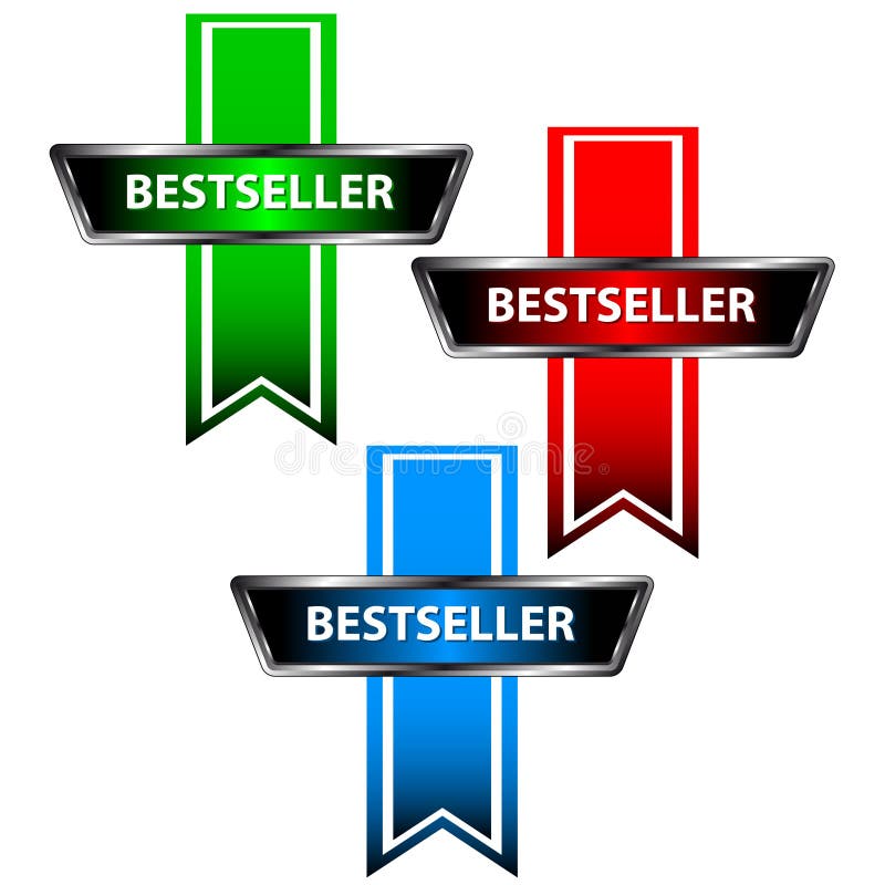 Three bestseller icons