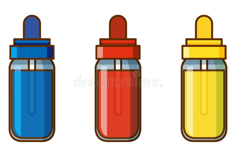 Food Coloring Bottles Stock Illustrations 35 Food Coloring Bottles