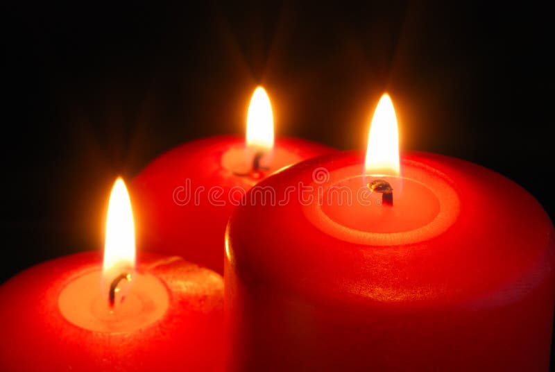 Burning candle stock photo. Image of lighting, heat, orange - 18441708