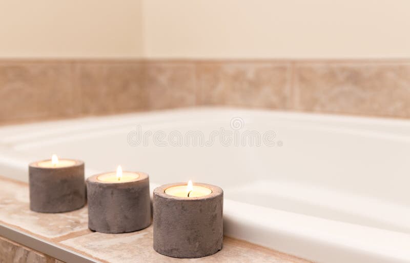 Candlelight Bath stock photo. Image of sexual, candle 1946122