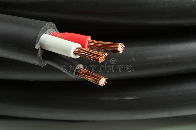 Electrical Cable Tied in Ladder Trefoil Formation Stock Photo Image of laid, pulling 103320380