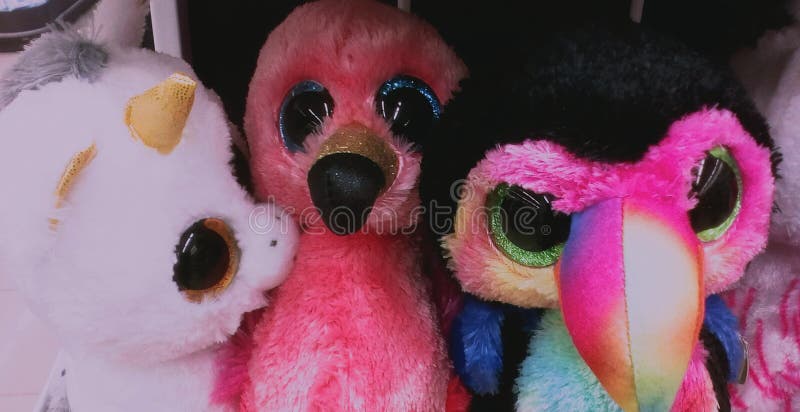 Furry toys in closeup stock photography Furry toys in closeup stock photography