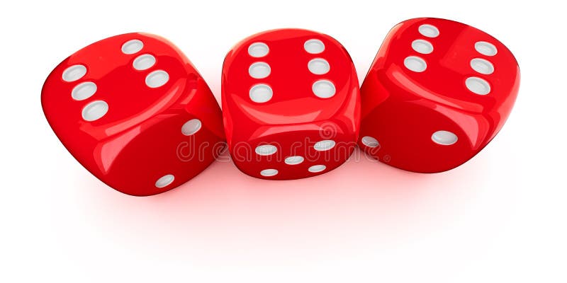 Three dice