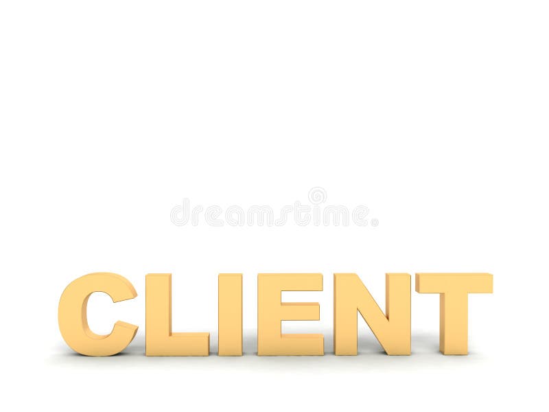 Client text