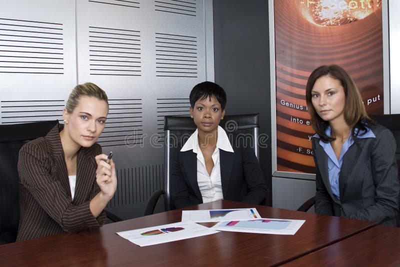 Three female business stock photos