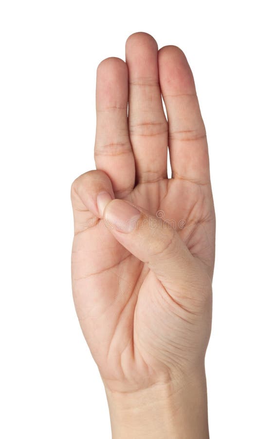 Three finger salute stock image. Image of solidarity - 47163357